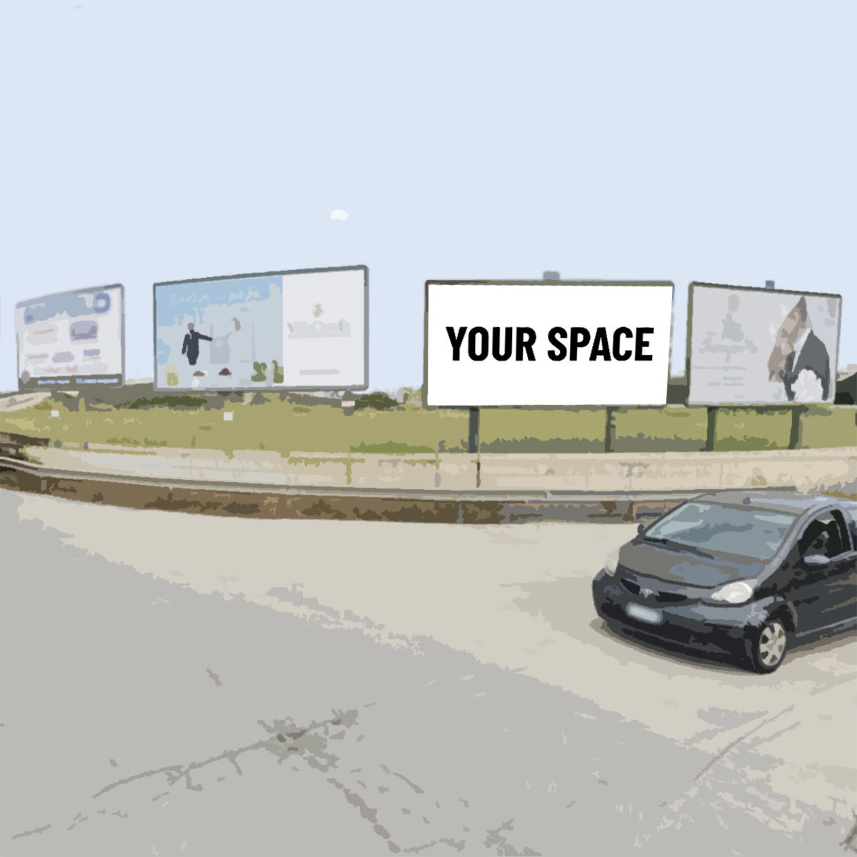SPAZIO PUBBLICITARIO 600 x 300 Via Andria (TRANI) Dal 19/10/2026 al 01/11/2026 14 giorni